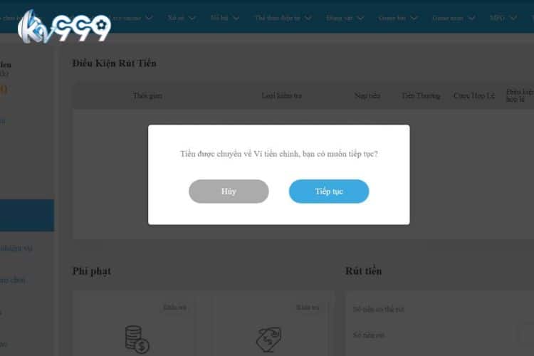 FAQ - Câu hỏi hay gặp về rút tiền KV999